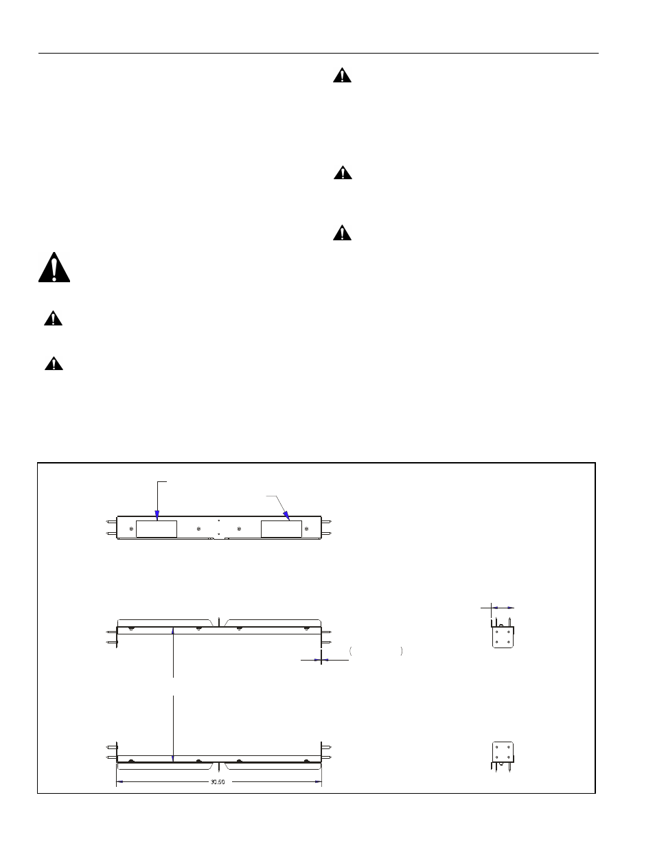 Disclaimer, Important warnings and cautions, Dimensions | CHIEF PACHFK1 User Manual | Page 2 / 8