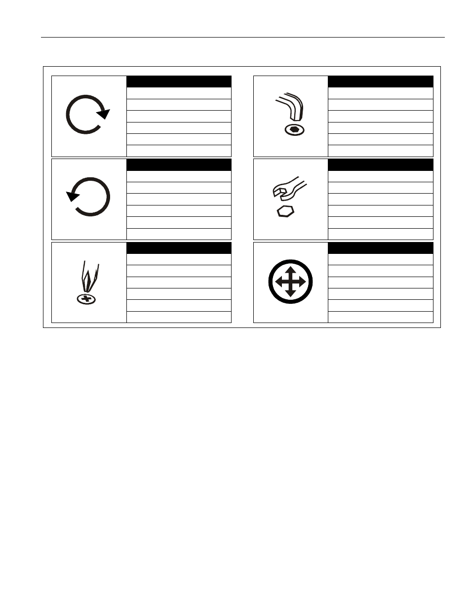 Legend | CHIEF PACCS1 User Manual | Page 3 / 8