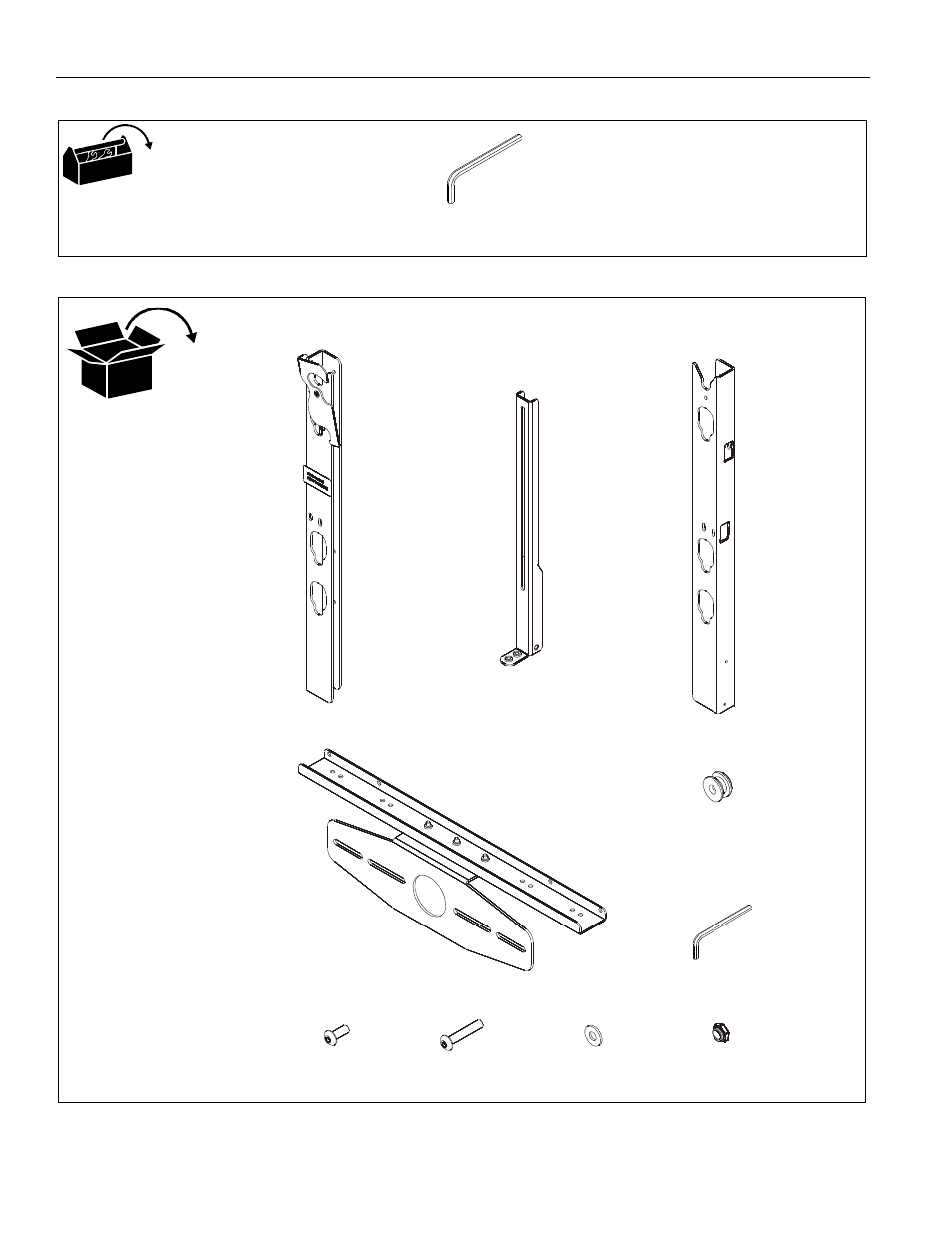 Tools required for installation parts | CHIEF PACCC2 User Manual | Page 4 / 8