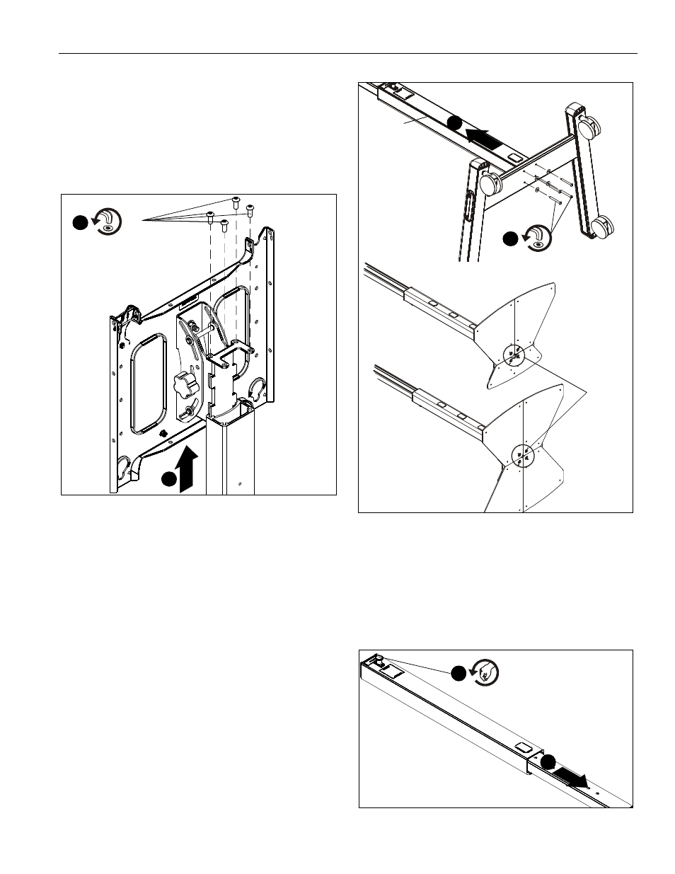 Assembly and installation | CHIEF PAC780-782-784 User Manual | Page 5 / 12