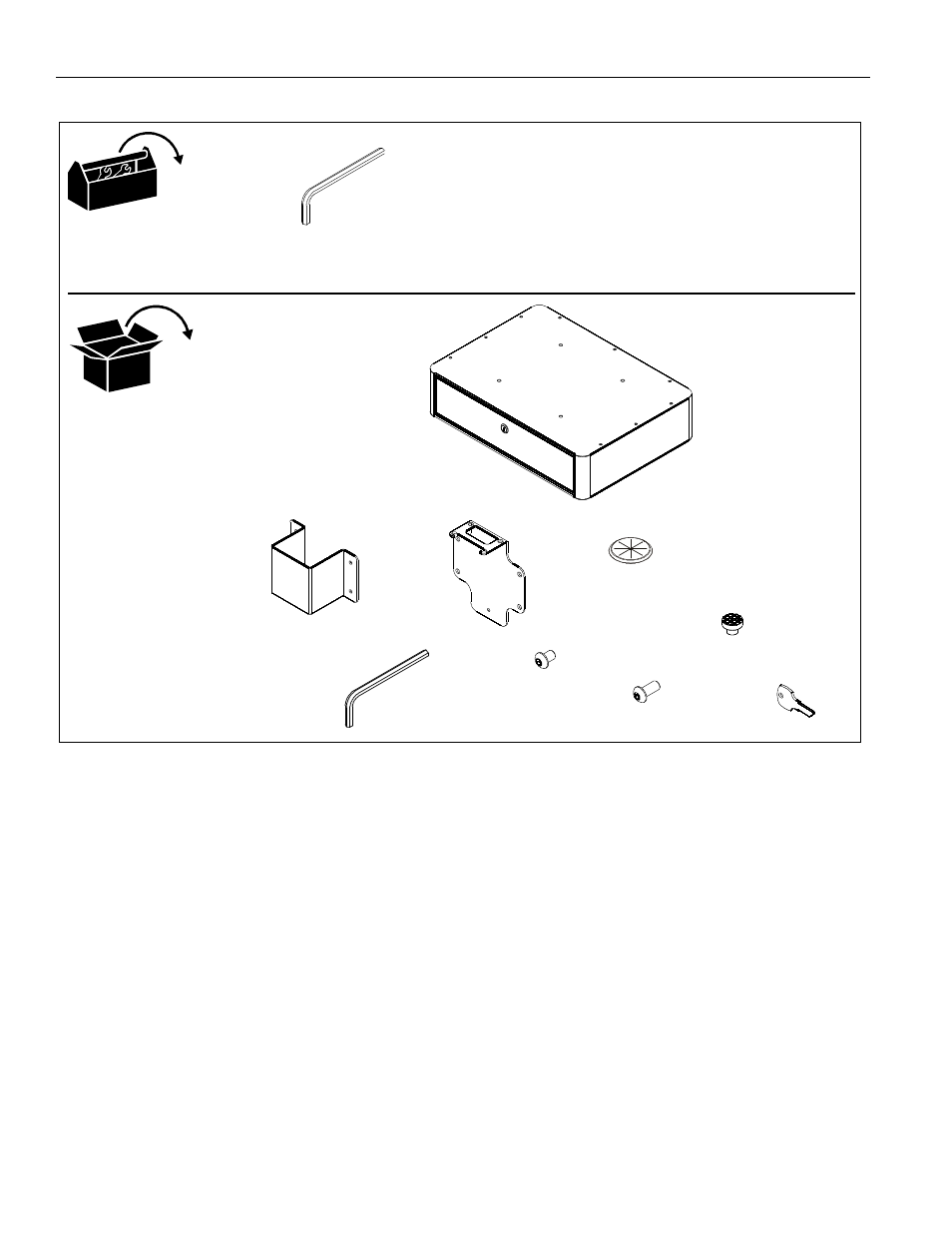 Tools for installation / parts | CHIEF PAC730ABC User Manual | Page 4 / 8