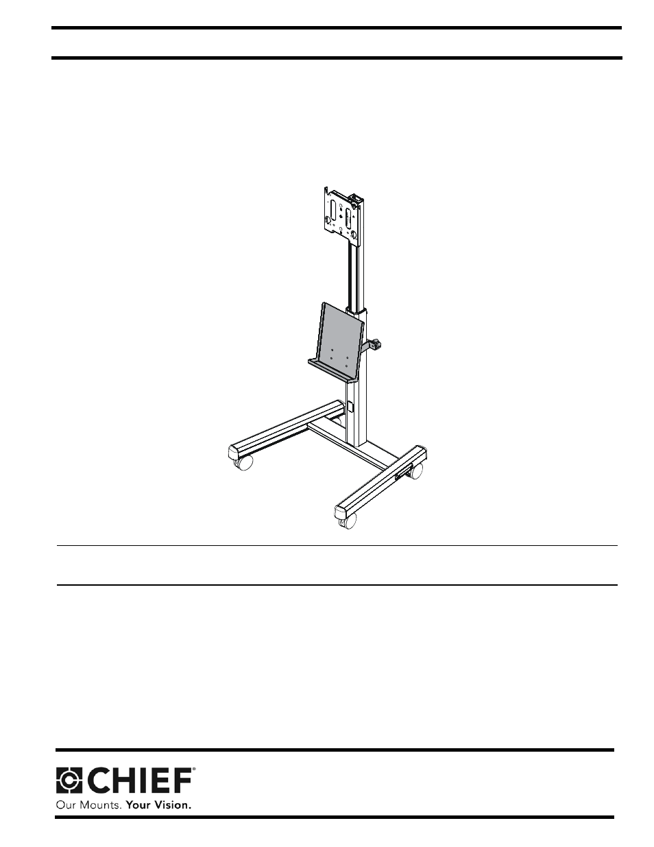 CHIEF PAC717 User Manual | 8 pages