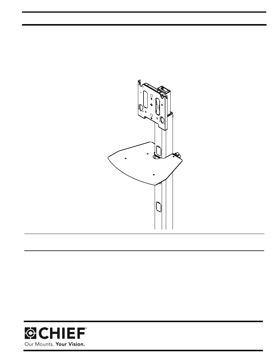 CHIEF PAC710 User Manual | 8 pages