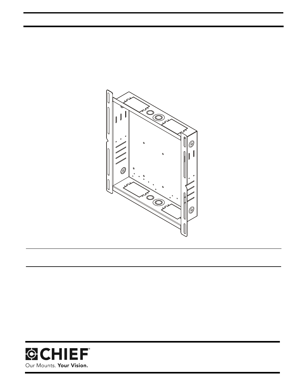 CHIEF PAC511 User Manual | 8 pages