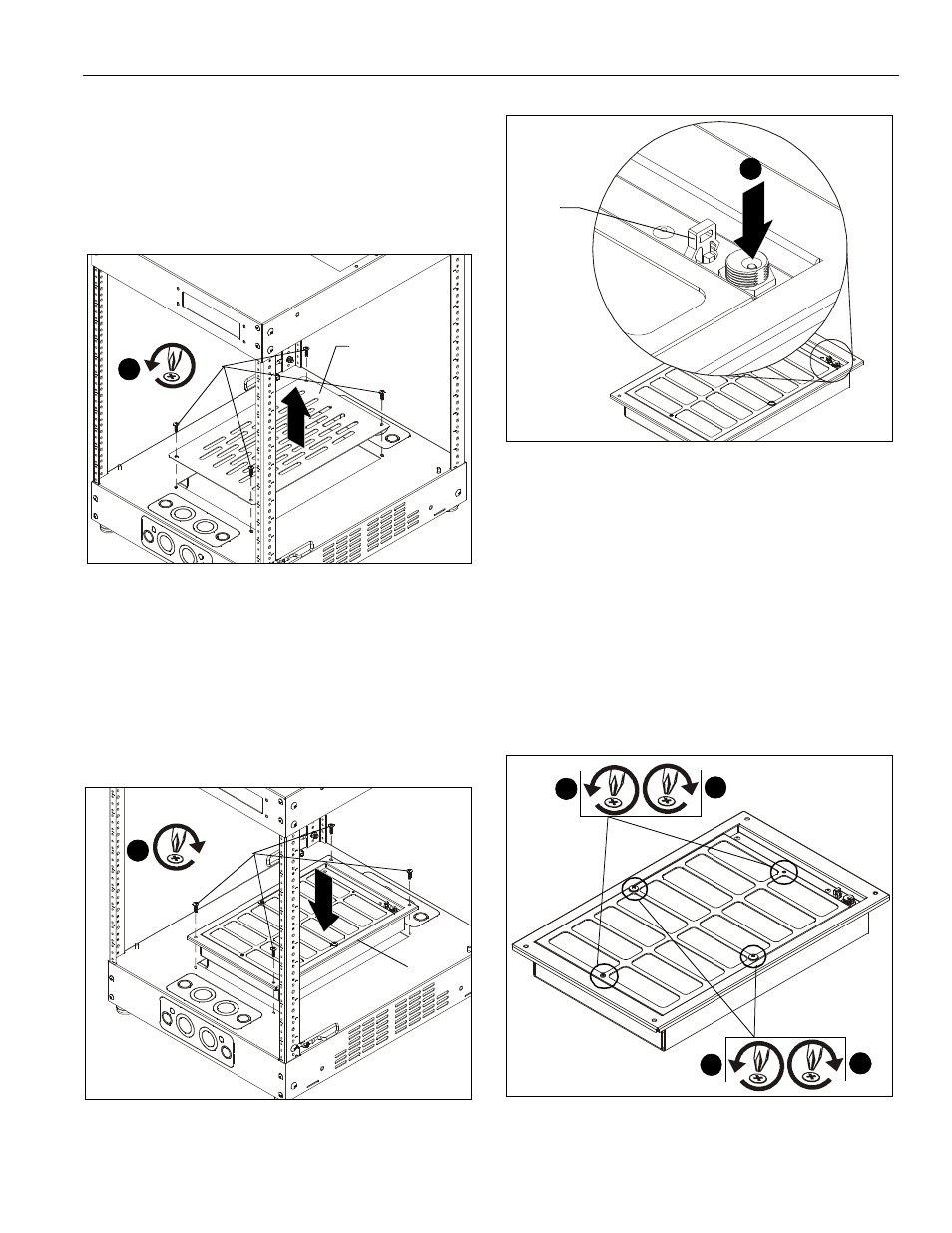 Assembly and installation | CHIEF NAFB2BW User Manual | Page 3 / 4