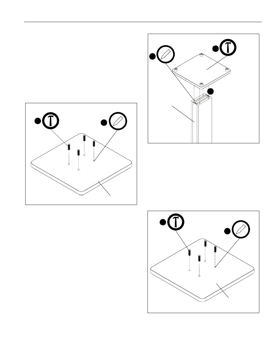 Assembly, Installation instructions ess-42 5 | CHIEF ESS42 User Manual | Page 5 / 8