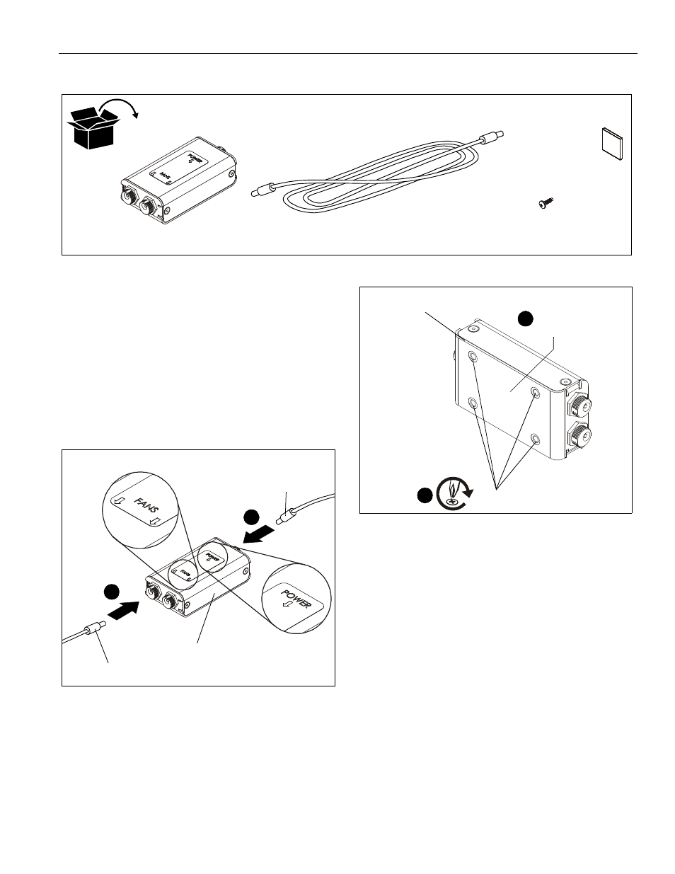 Parts included installation | CHIEF NAFT85 User Manual | Page 3 / 4