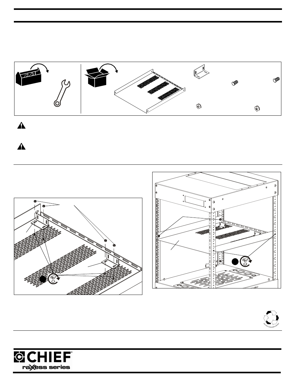 CHIEF NAS1S23-28 User Manual | 1 page