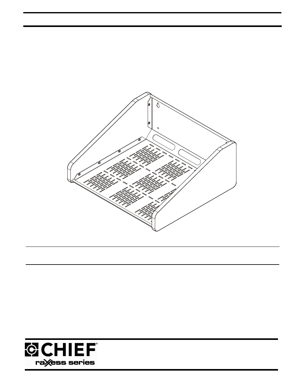 CHIEF NAWS1 User Manual | 8 pages
