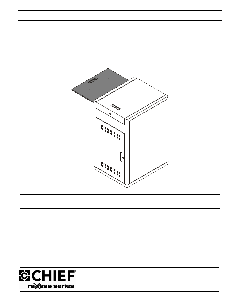 CHIEF ECRSTSIDE User Manual | 4 pages