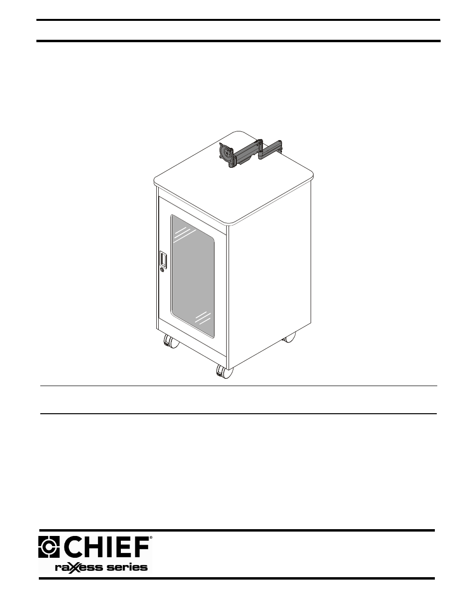 CHIEF YAMF1 User Manual | 8 pages