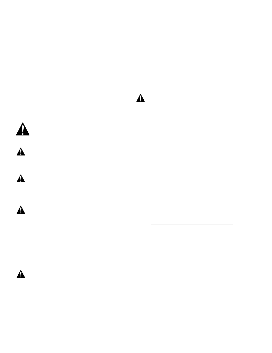 Warning, Caution, Danger | CHIEF NAPDH11_NAPDH11L User Manual | Page 2 / 12