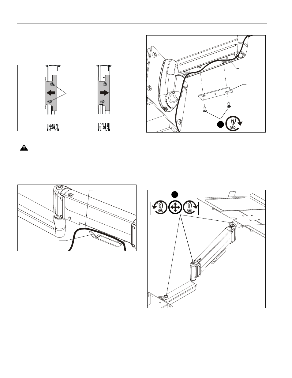 Adjustments | CHIEF QMP1L User Manual | Page 6 / 8