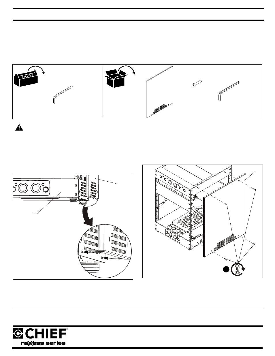 CHIEF NS1S12-20-28-36-41 User Manual | 1 page