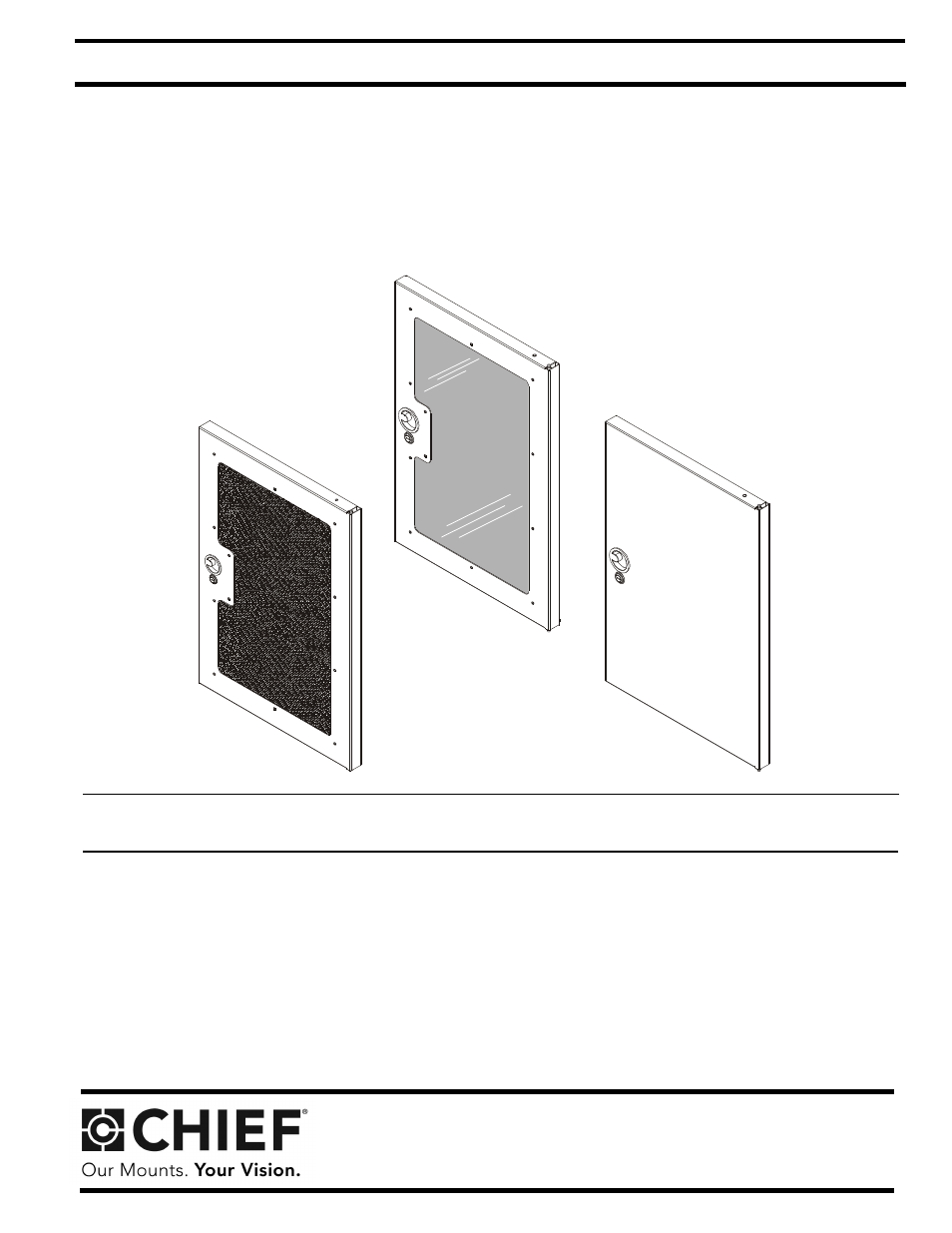 CHIEF NS1D12-20-28-36-41 User Manual | 8 pages