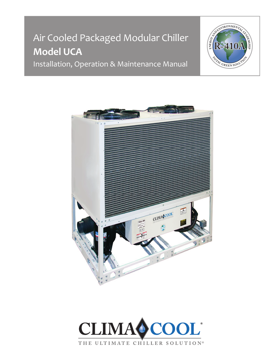 ClimaCool UCA Manual User Manual | 46 pages