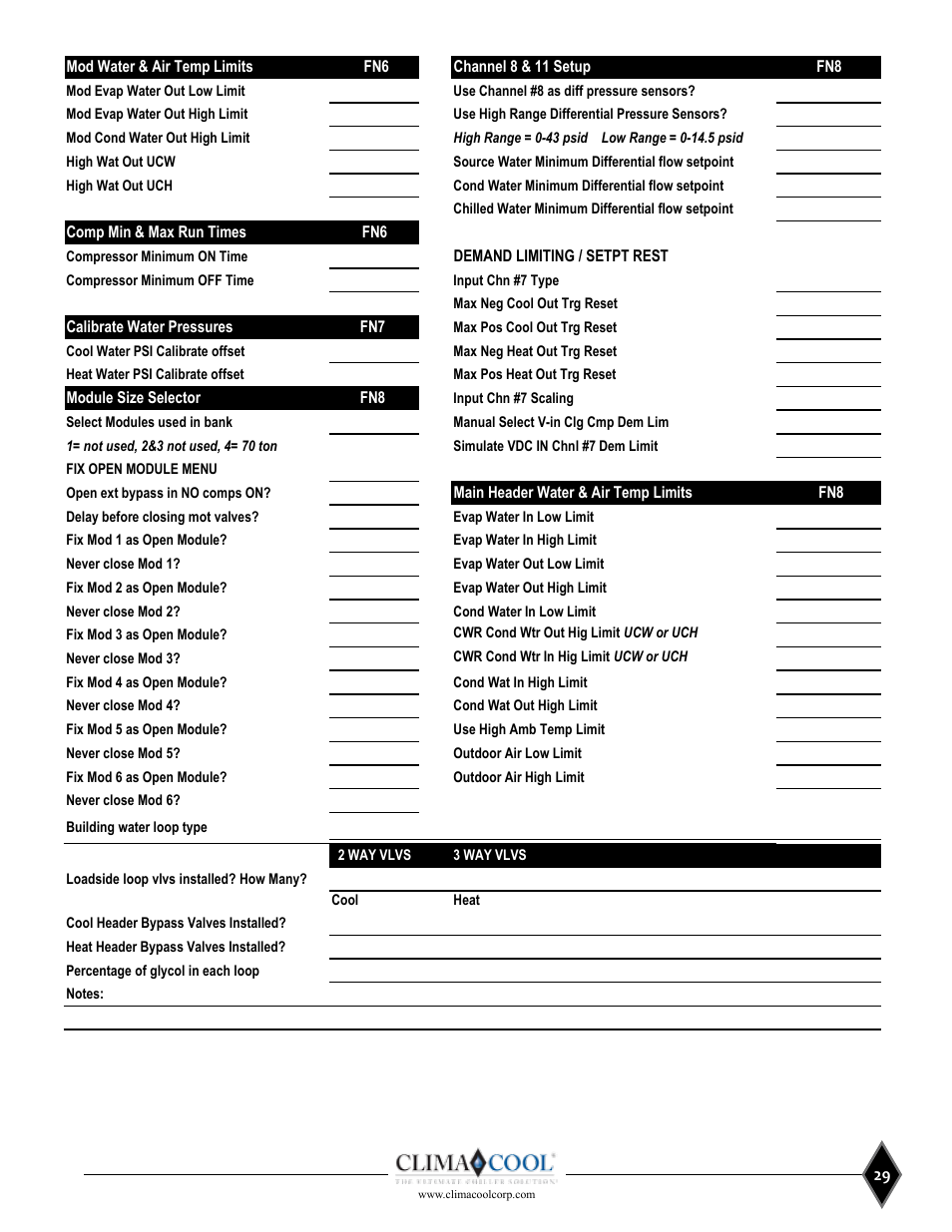 ClimaCool UCW_H 30, 50, 70, 85 User Manual | Page 31 / 63