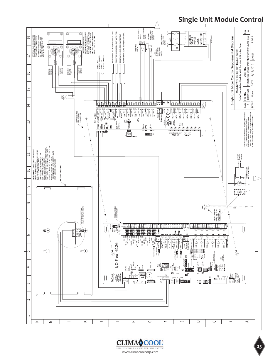 Single unit module control | ClimaCool CoolLogic Control System User Manual | Page 23 / 25