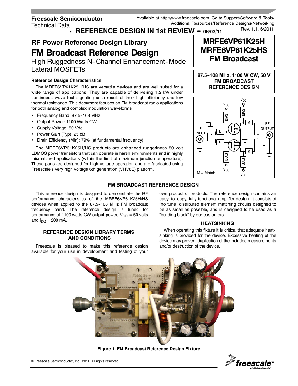 Communication Concepts FM-1KW Broadcast Application Note User Manual | 14 pages