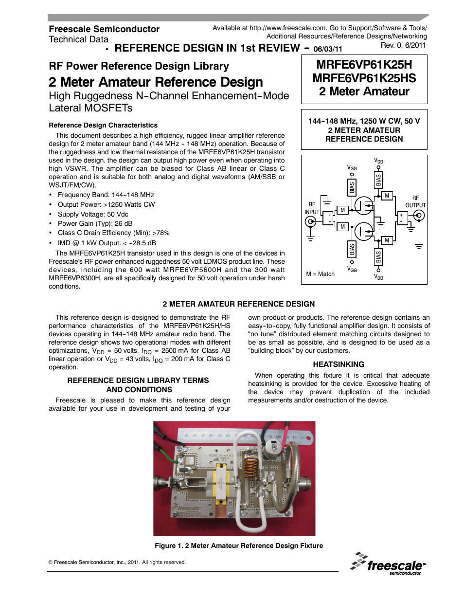 Communication Concepts 2M 1KW Amateur Application Note User Manual | 16 pages