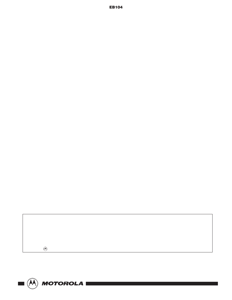 Archive informa tion archive informa tion | Communication Concepts EB104 Engineering Bulletin User Manual | Page 9 / 9