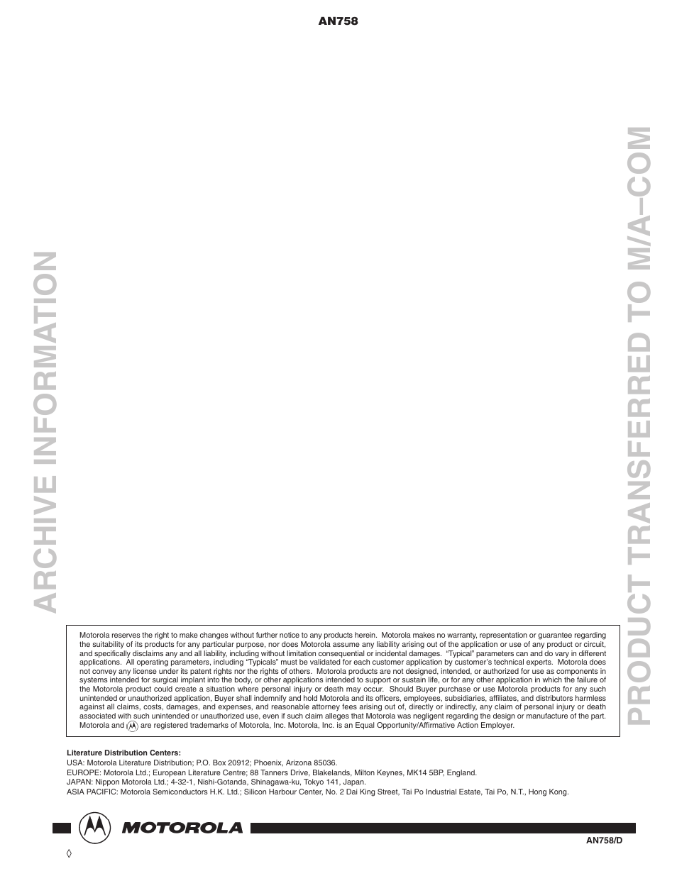 Communication Concepts AN758 User Manual | Page 16 / 16