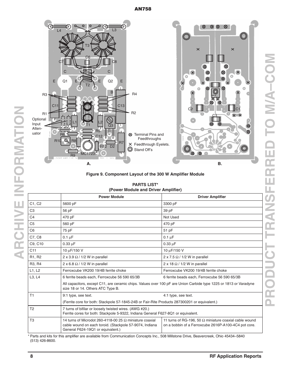 Communication Concepts AN758 User Manual | Page 8 / 16