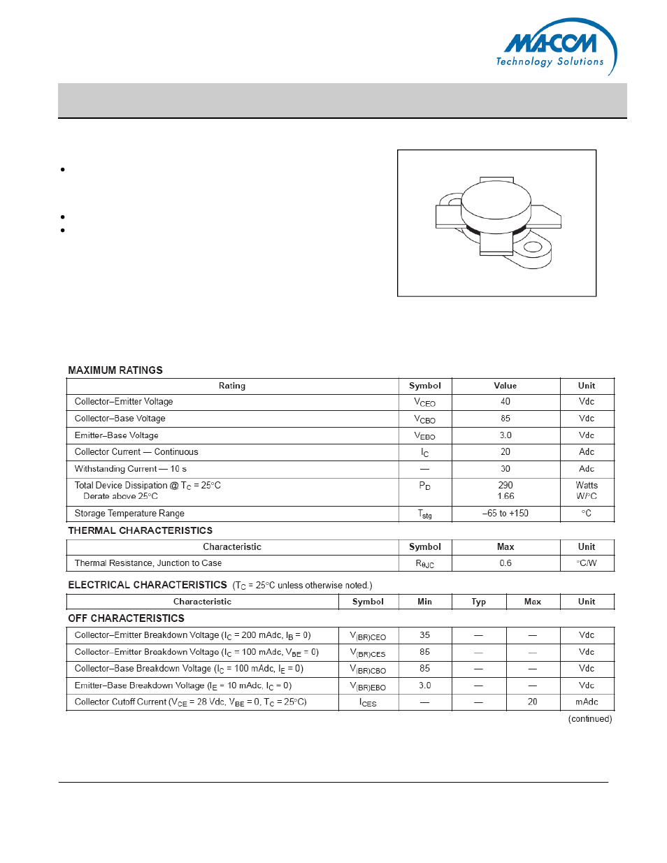Communication Concepts MRF422 User Manual | 6 pages