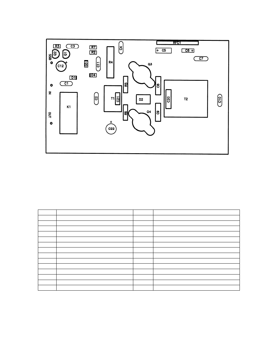 Figure 2 - eb63a component layout, Eb63a parts list | Communication Concepts EB63A Construction Hints User Manual | Page 6 / 9