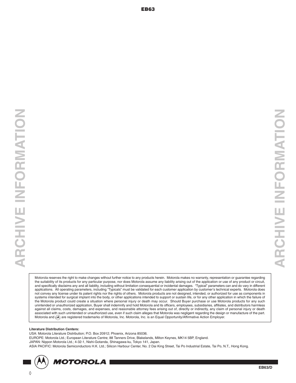 Ar c hive inf o rma ti o n archive informa tion | Communication Concepts EB63 Engineering Bulletin User Manual | Page 7 / 7