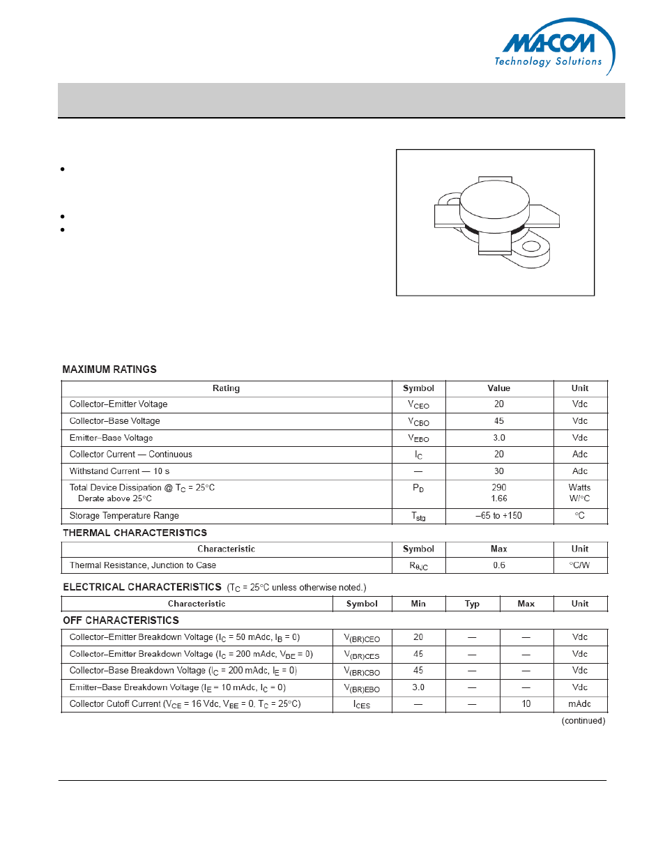 Communication Concepts MRF421 User Manual | 5 pages