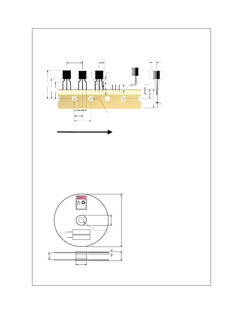 To-92 tape and reel data, continued, To-92 reel configuration: figure 5.0, July 1999, rev. a | User direction of feed | Communication Concepts MPSH81 User Manual | Page 6 / 11