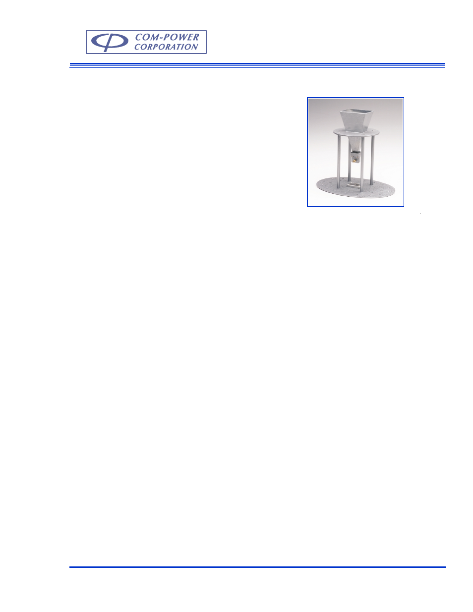 Com-Power AH-840 User Manual | 2 pages