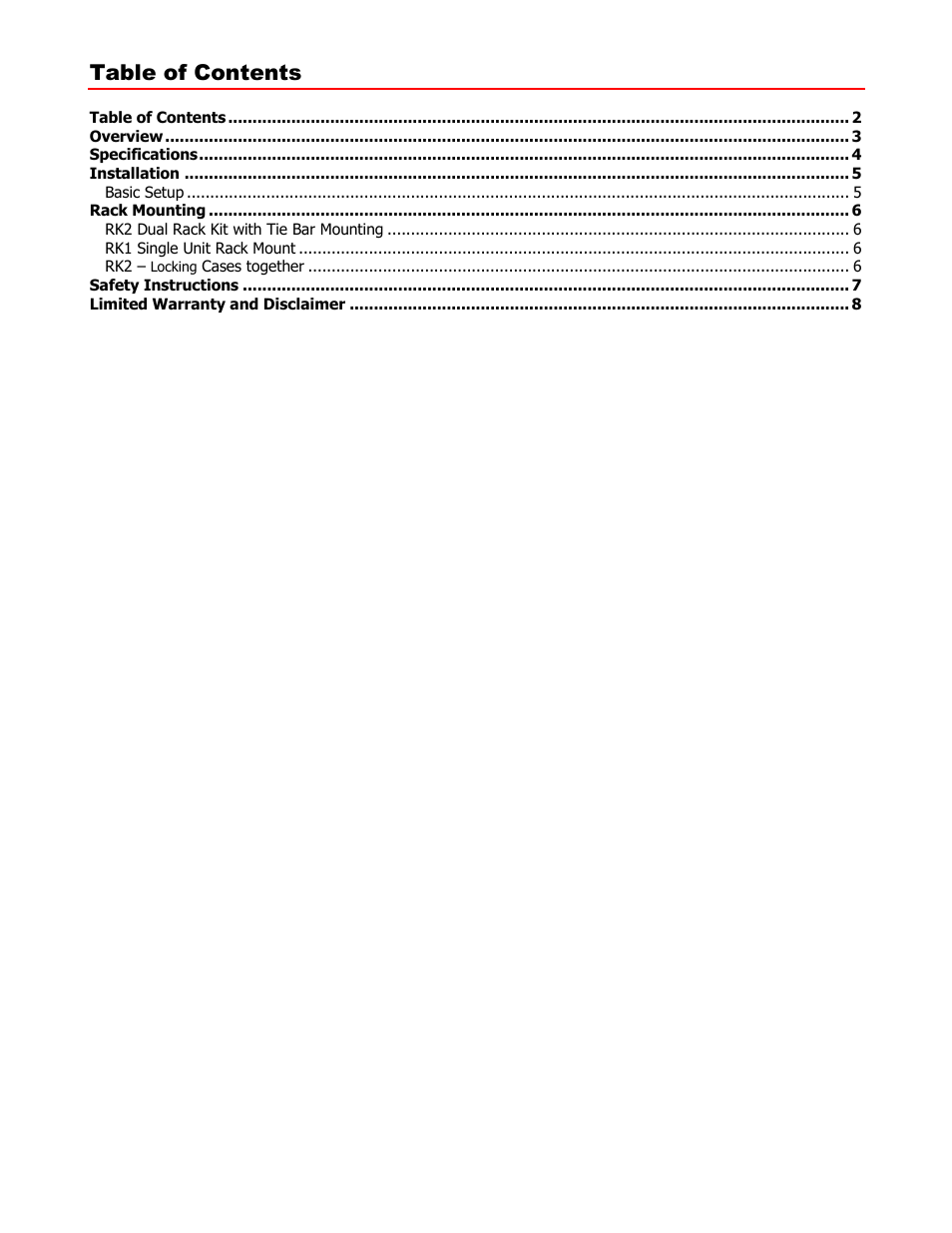 Contemporary Research QDA4-45 RF User Manual | Page 2 / 8