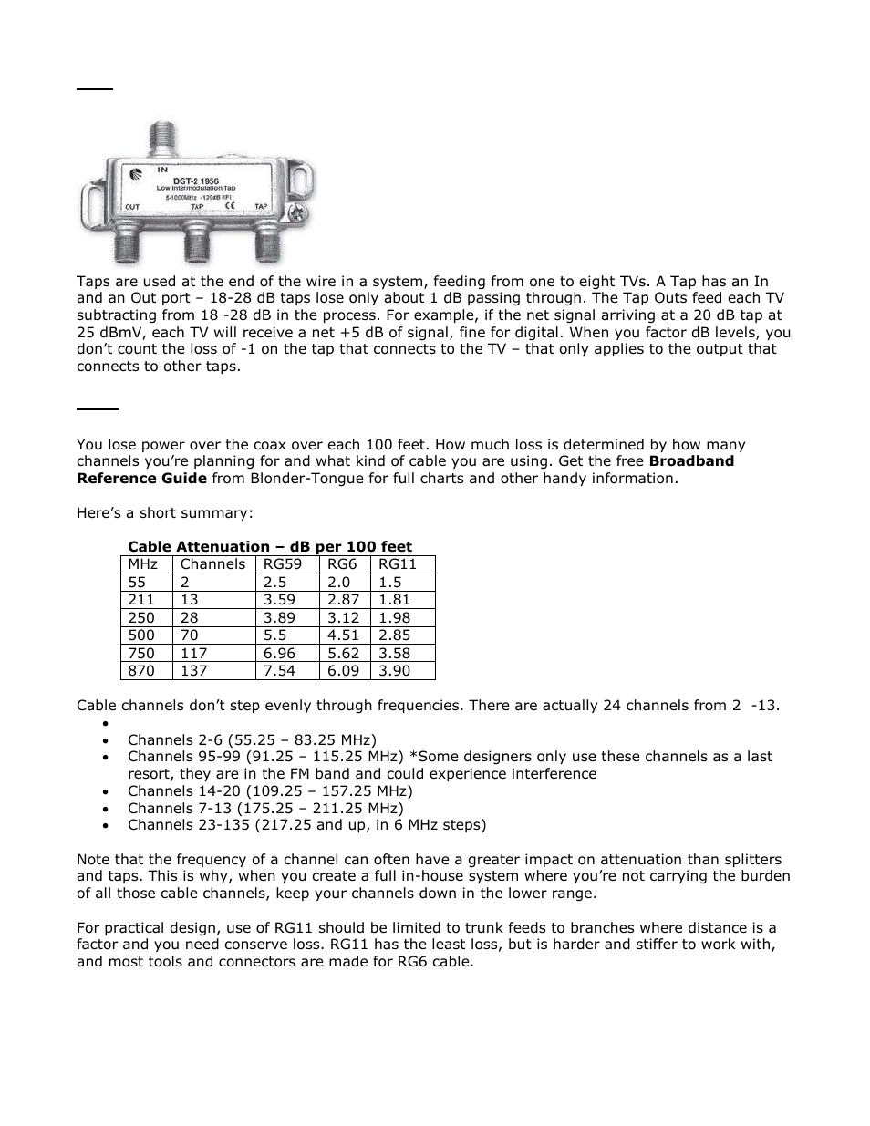 Taps, Cable | Contemporary Research QMOD-SDI Integration Guide User Manual | Page 16 / 19