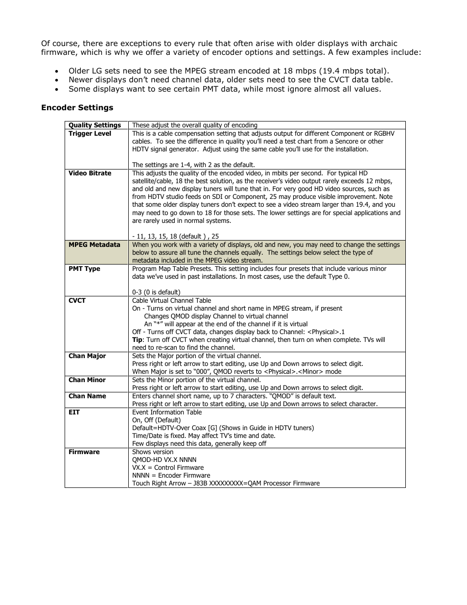Contemporary Research QMOD-SDI Integration Guide User Manual | Page 8 / 19
