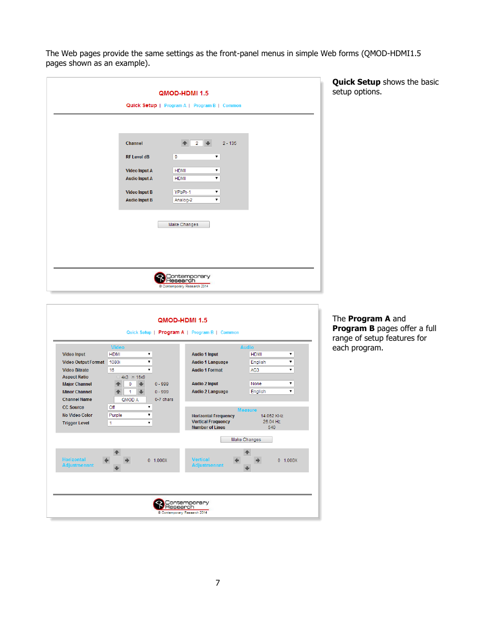 Contemporary Research QMOD-SDI1.5 User Manual | Page 7 / 13