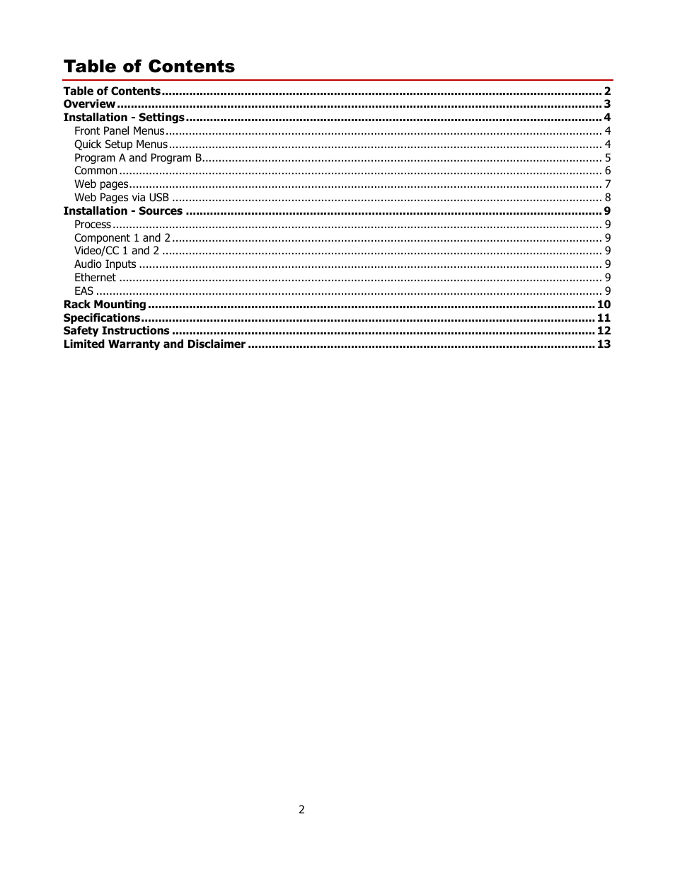 Contemporary Research QMOD-YPB2 User Manual | Page 2 / 13