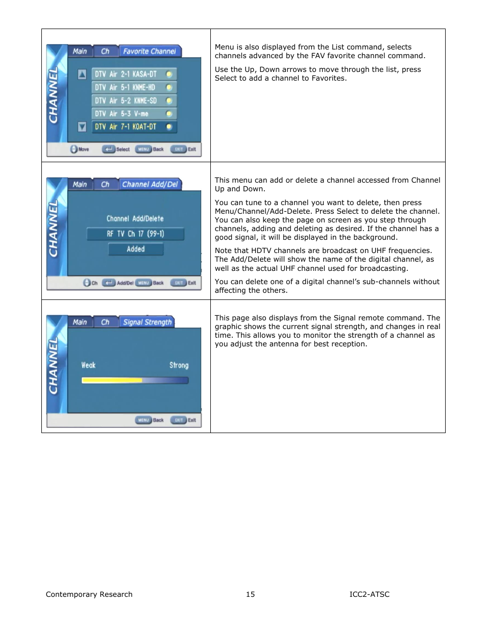 Contemporary Research ICC2-ATSC+ Manual User Manual | Page 15 / 30