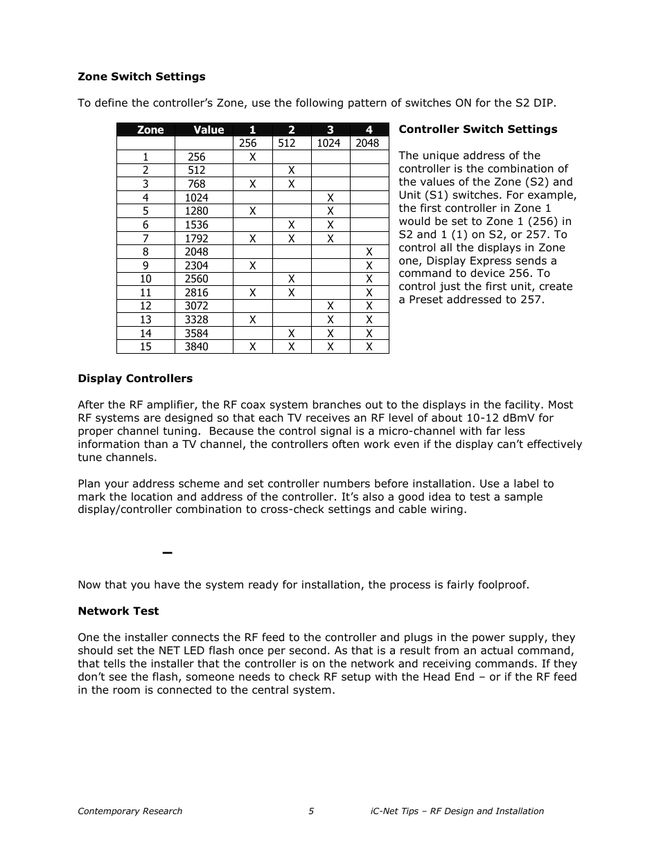 Step four – install displays and controllers | Contemporary Research SW-DX Integration Guide User Manual | Page 5 / 9