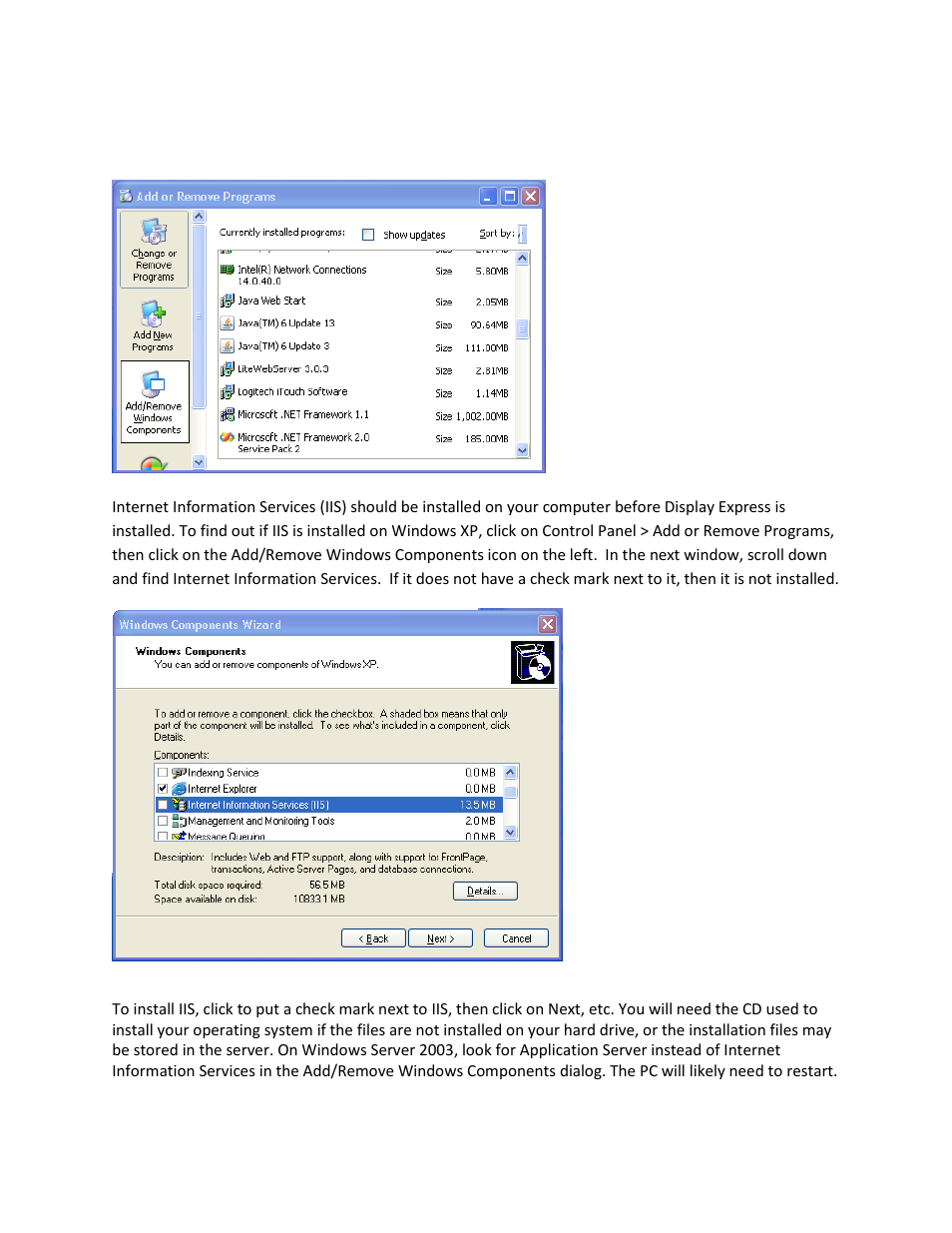 Configuring windows xp pro | Contemporary Research SW-DX Installation from Memory Stick User Manual | Page 3 / 6