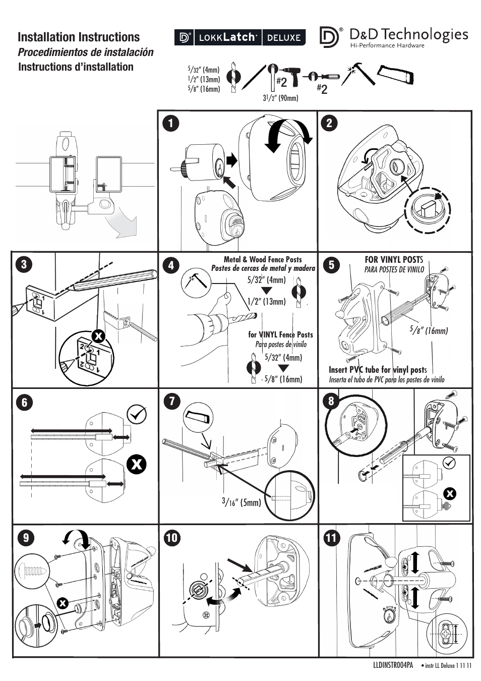 D&D Technologies LokkLatch Deluxe User Manual | 2 pages