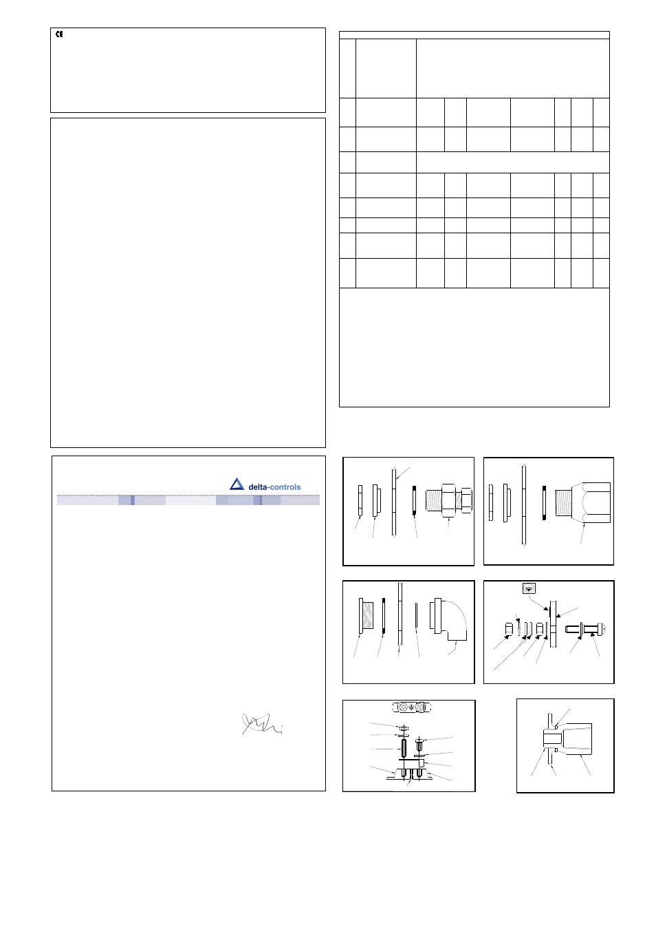 Declaration of conformity, Diag 2 ‘w’ adaptor assy | Delta Controls S21 User Manual | Page 2 / 2