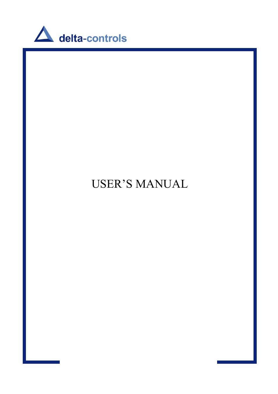 Delta Controls DPR-2000 User Manual | 53 pages