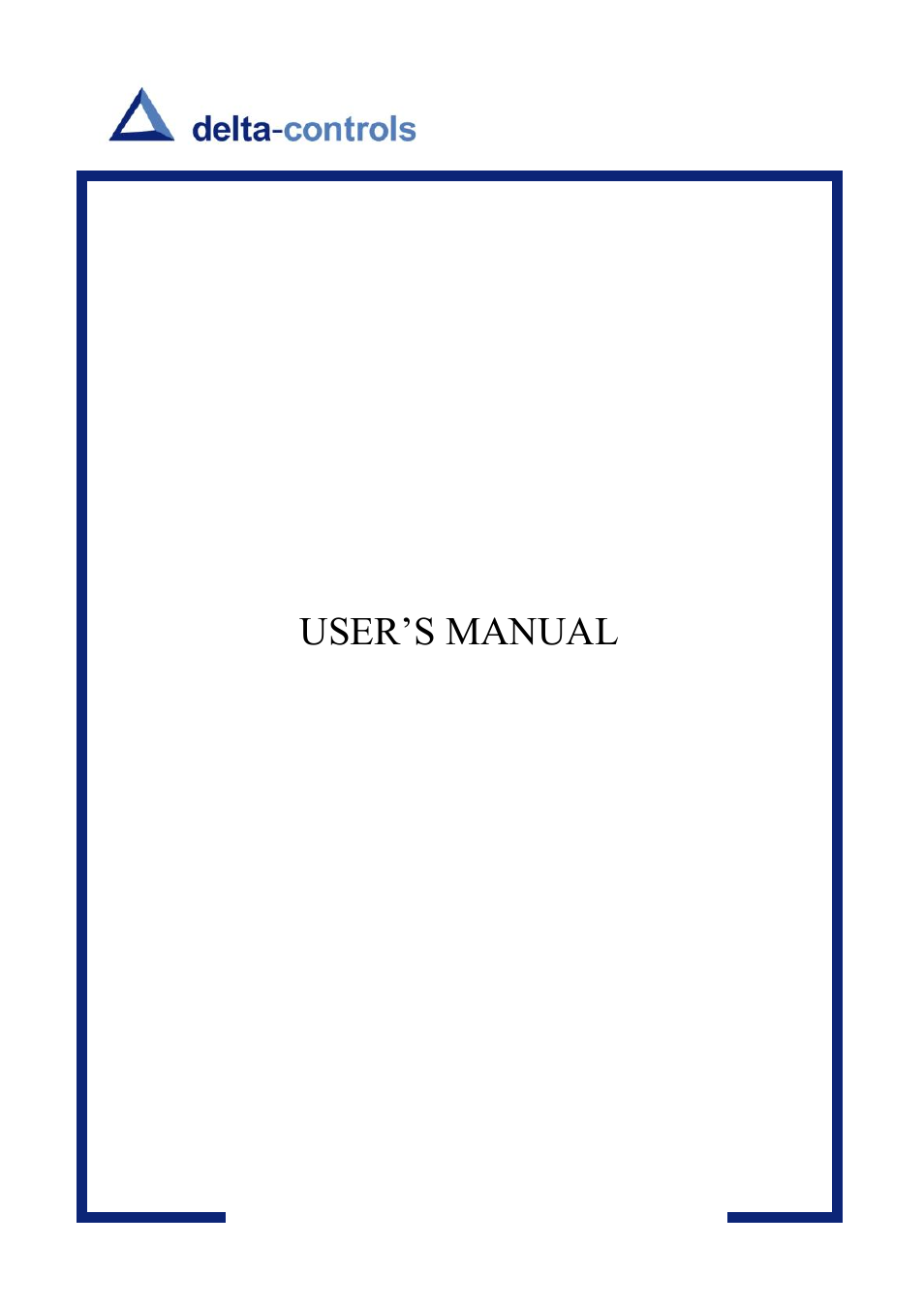 Delta Controls DPT-2000 User Manual | 37 pages