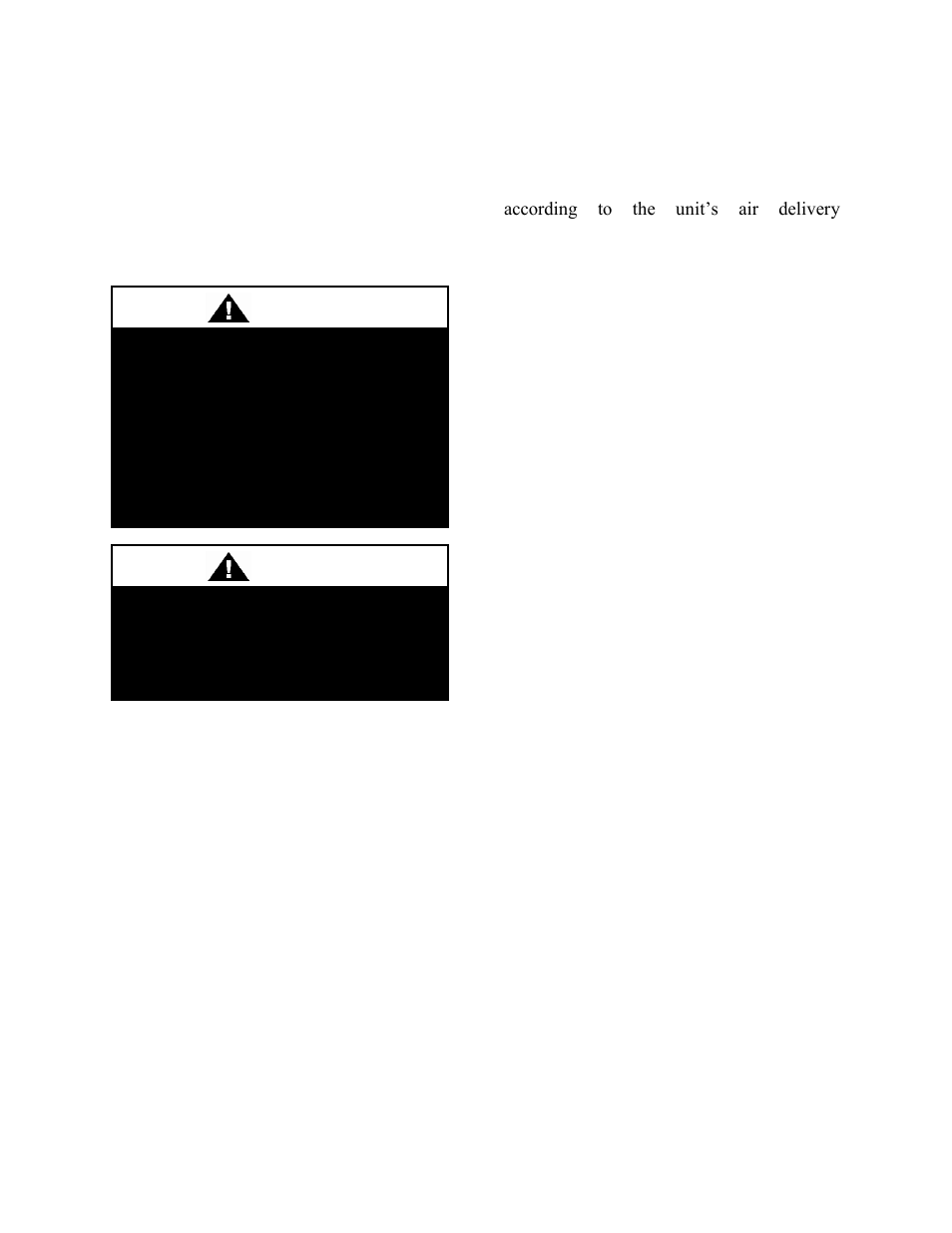 Startup, Supply fans, Fan air flow adjustment | Warning | AAON V3-E User Manual | Page 32 / 72