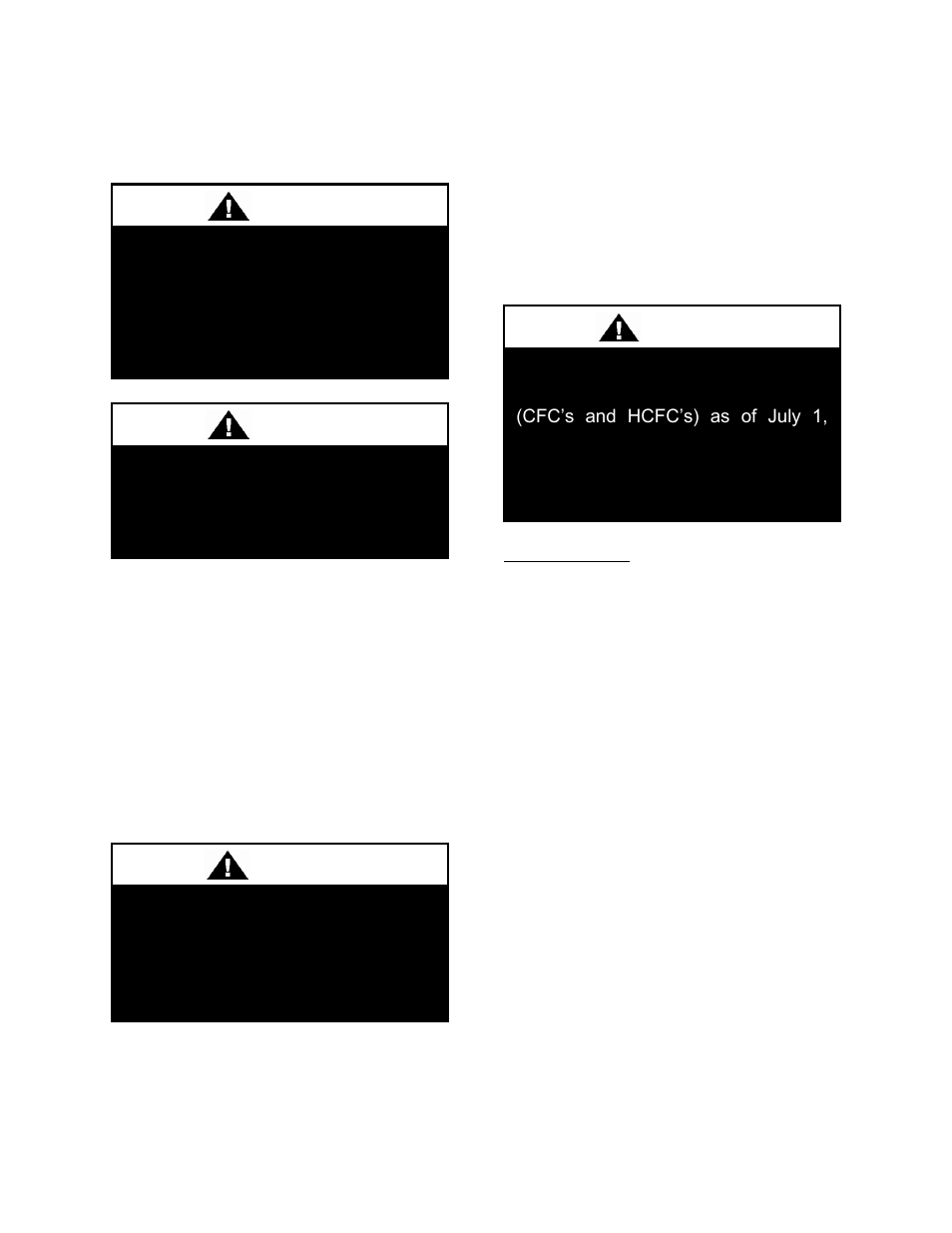 Startup, Filters, Adjusting refrigerant charge | Warning, Caution | AAON RQ-006 User Manual | Page 53 / 84