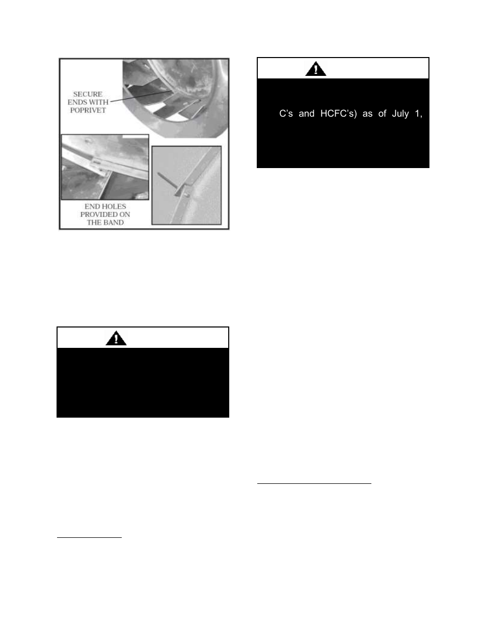 Filters, Adjusting refrigerant charge, Caution | AAON SA-070 User Manual | Page 45 / 64