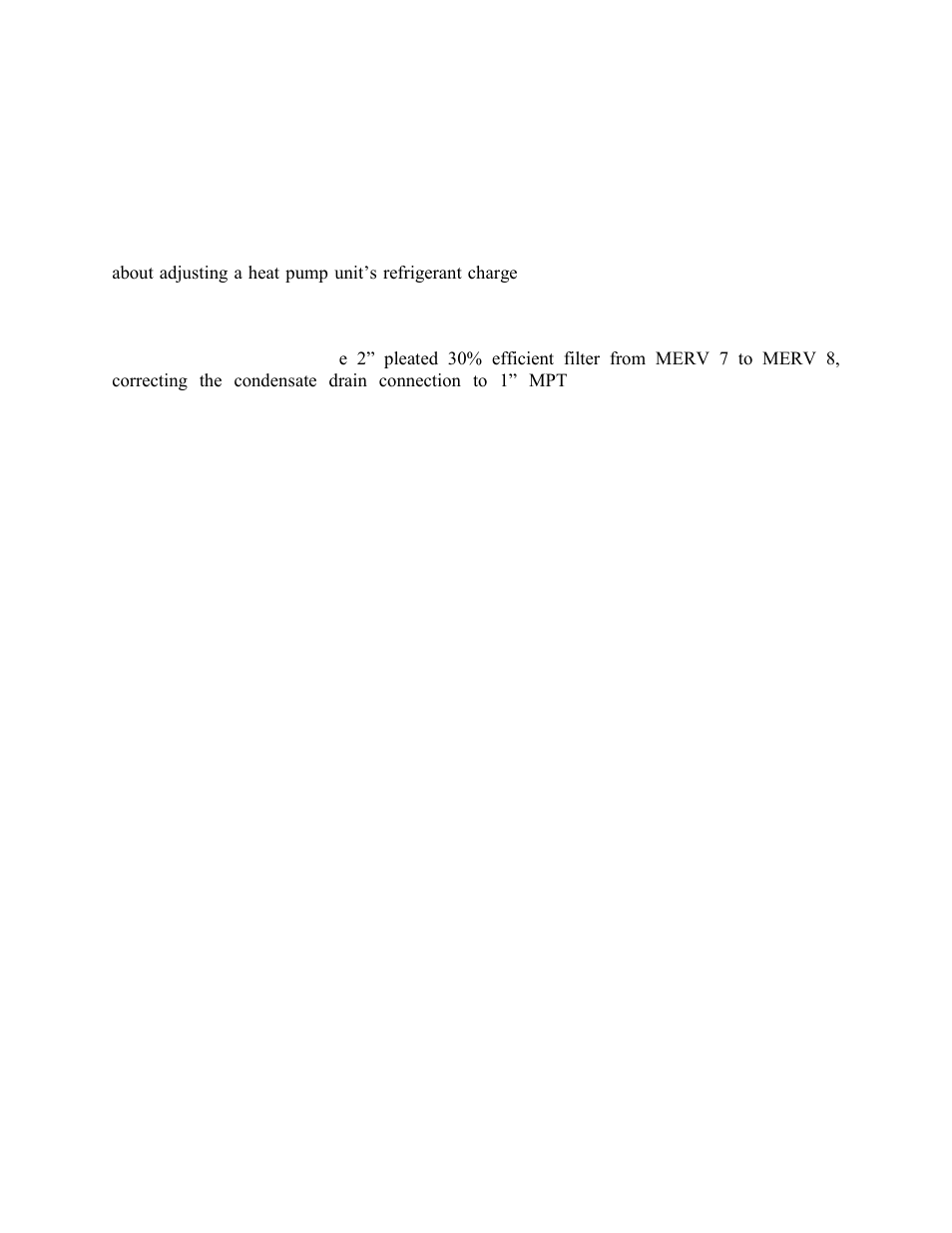 Literature change history | AAON SA-070 User Manual | Page 60 / 64
