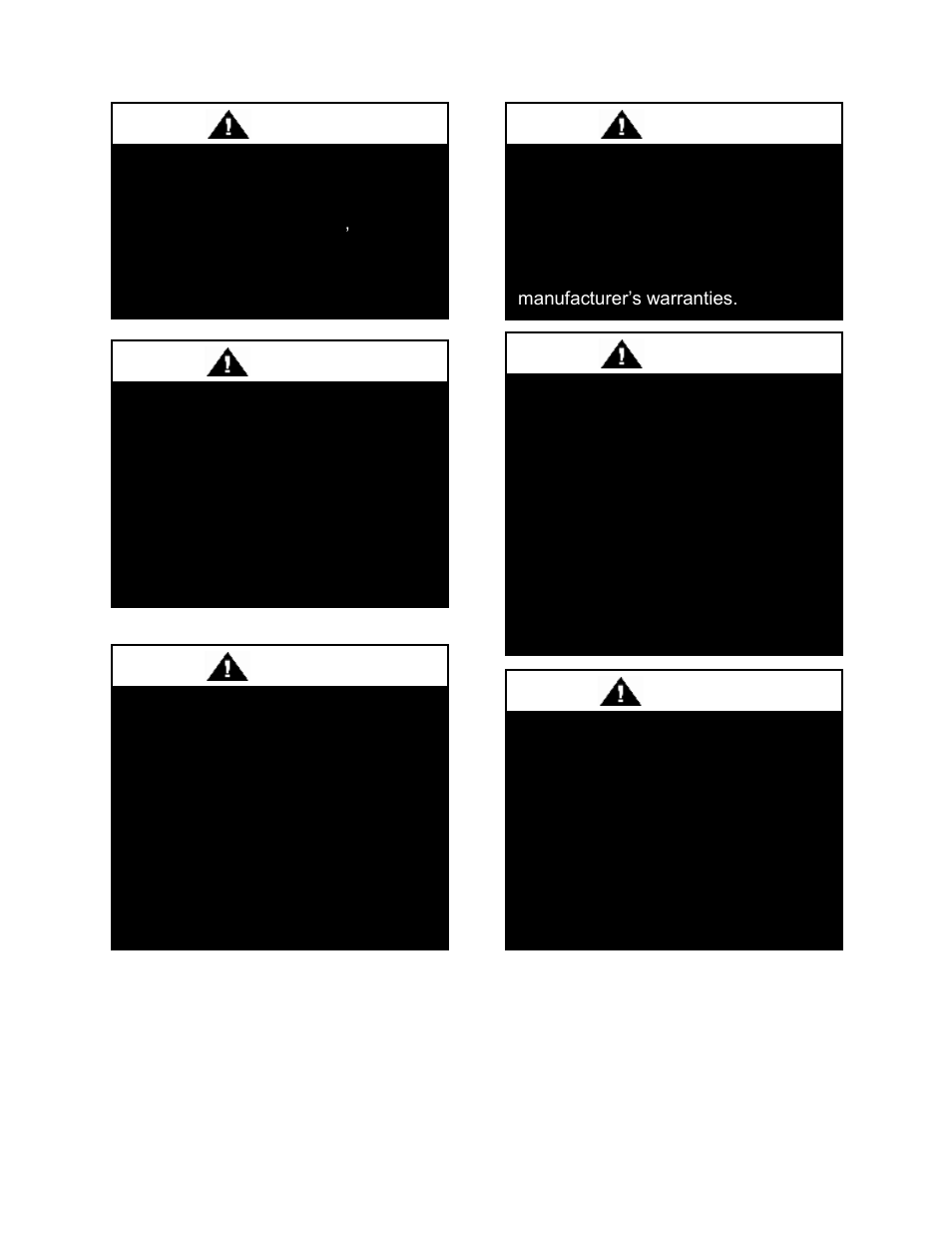 Warning, Caution | AAON SA-070 User Manual | Page 9 / 64